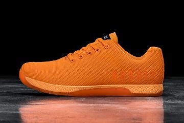 Men's Nobull Neon Orange Trainers Orange | SG L2422I